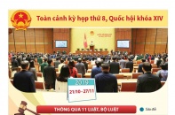 [Infographic] Toàn cảnh kỳ họp thứ 8, Quốc hội khóa XIV