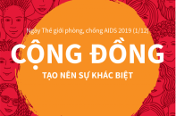 [Infographic] Ngày Thế giới phòng, chống AIDS 2019 (1/12): Cộng đồng tạo nên sự khác biệt