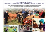 [Infographic] Phát triển kinh tế - xã hội vùng đồng bào dân tộc thiểu số và miền núi giai đoạn 2021 - 2030