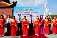 Khánh thành Đền thờ Lạc Long Quân và Tượng Mẹ tại Mũi Cà Mau