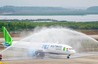 Bamboo Airways chính thức đón Boeing 787-9 Dreamliner đầu tiên, gắn tên “Vịnh Hạ Long”