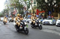 Hà Nội ra quân bảo đảm trật tự an toàn giao thông những tháng cuối năm