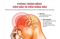 [Infographic] Phòng tránh bệnh viêm não và viêm màng não