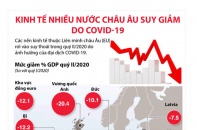 [Infographic] Kinh tế nhiều nước châu Âu suy giảm do COVID-19