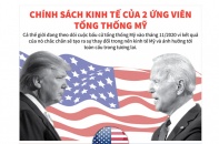 [Infographic] Chính sách kinh tế của 2 ứng viên tổng thống Mỹ