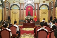 Phó Chủ tịch nước gặp mặt Đoàn đại biểu học sinh, sinh viên các cơ sở giáo dục nghề nghiệp xuất sắc, tiêu biểu