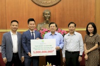 Ecopark ủng hộ đồng bào nghèo miền Trung 5 tỷ đồng khắc phục hậu quả bão lũ 