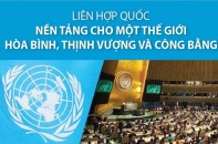 [Infographic] Liên hợp quốc - Nền tảng cho một thế giới hòa bình, thịnh vượng và công bằng