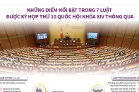 [Infographic] Những điểm nổi bật trong 7 Luật vừa được Quốc hội thông qua