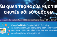 [Infographic] Tầm quan trọng của mục tiêu chuyển đổi số quốc gia 