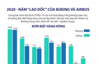[Infographic] 2020 - Năm “lao dốc” của Boeing và Airbus