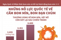 [Infographic] Những nỗ lực quốc tế về cấm bom mìn, bom đạn chùm