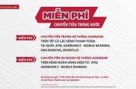 Agribank miễn 100% phí dịch vụ chuyển tiền trong nước