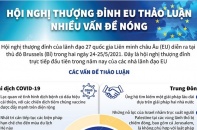 [Infographic] Hội nghị thượng đỉnh EU thảo luận nhiều vấn đề nóng