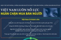 [Infographic] Ngày thế giới phòng, chống mua bán người 30/7: Việt Nam luôn nỗ lực ngăn chặn mua bán người