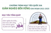 [Infographic] Chương trình mục tiêu quốc gia Giảm nghèo bền vững giai đoạn 2021-2025