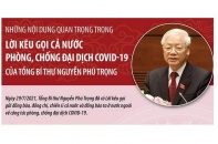 [Infographic] Tổng Bí thư Nguyễn Phú Trọng kêu gọi cả nước phòng, chống đại dịch COVID-19