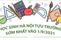 [Infographic] Học sinh Hà Nội tựu trường sớm nhất vào 1/9/2021