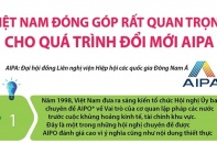[Infographic] Việt Nam đóng góp rất quan trọng cho quá trình đổi mới AIPA