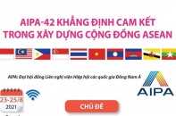 [Infographic] AIPA-42 khẳng định cam kết trong xây dựng Cộng đồng ASEAN