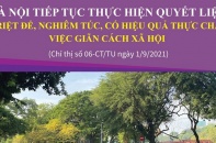 [Infographic] Hà Nội tiếp tục thực hiện có hiệu quả thực chất việc giãn cách xã hội