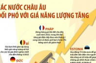 [Infographic] Các nước châu Âu đối phó với giá năng lượng tăng