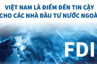 [Infographic] Việt Nam là điểm đến tin cậy cho các nhà đầu tư nước ngoài