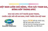 [Infographic] Việt Nam luôn chủ động, tích cực tham gia, đóng góp trong APEC