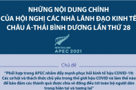 [Infographic] Những nội dung chính của Hội nghị các nhà Lãnh đạo kinh tế châu Á - Thái Bình Dương lần thứ 28