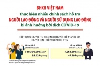 [Infographic] Thực hiện nhiều chính sách hỗ trợ lao động bị ảnh hưởng bởi dịch Covid-19