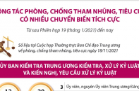 [Infographic] Công tác phòng, chống tham nhũng, tiêu cực có nhiều chuyển biến tích cực