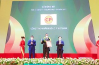 C.P. Việt Nam dẫn đầu "Top 10 thực phẩm uy tín chất lượng - Nhóm ngành thực phẩm đông lạnh"