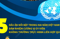 [Infographic] Hai năm Việt Nam đảm nhiệm cương vị Ủy viên không thường trực HĐBA Liên hợp quốc