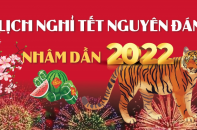 [Infographic] Lịch Nghỉ Tết Nguyên đán Nhâm Dần 2022