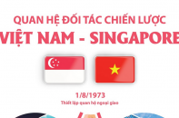 [Infographic] Quan hệ Đối tác Chiến lược Việt Nam - Singapore