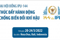 [Infographic] Đại Hội đồng IPU-144 thúc đẩy hành động chống biến đổi khí hậu