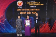 Vedan Việt Nam tiếp tục được vinh danh Hàng Việt Nam chất lượng cao năm 2022