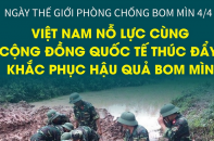 [Infographic] Ngày Thế giới phòng chống bom mìn 4/4: Việt Nam nỗ lực cùng cộng đồng quốc tế