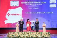 Hanel với cú đúp giải thưởng tại lễ công bố Thương hiệu mạnh ASEAN 2022