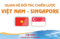 [Infographic] Quan hệ Đối tác chiến lược Việt Nam - Singapore