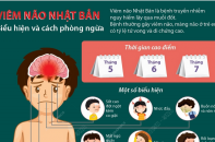 [Infographic] Viêm não Nhật Bản: Biểu hiện và cách phòng ngừa
