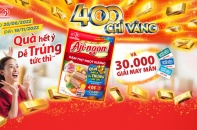 Bỏ túi hàng trăm miếng vàng khi mua hạt nêm Aji-ngon
