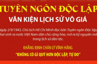 Tuyên ngôn độc lập: Văn kiện lịch sử vô giá