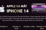 Apple ra mắt iPhone 14, Apple Watch 8 và AirPods Pro