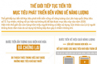 Thế giới tiếp tục tiến tới mục tiêu phát triển bền vững về năng lượng