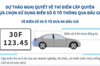 Dự thảo Nghị quyết về thí điểm cấp quyền lựa chọn sử dụng biển số ô tô thông qua đấu giá