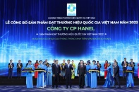 Hanel được vinh danh Thương hiệu Quốc gia Việt Nam năm 2022
