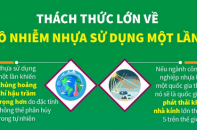 Thách thức lớn về ô nhiễm nhựa sử dụng một lần