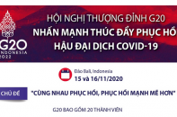 Hội nghị thượng đỉnh G20 nhấn mạnh thúc đẩy phục hồi hậu đại dịch Covid-19