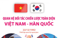 Việt Nam - Hàn Quốc nâng cấp quan hệ lên Đối tác chiến lược toàn diện